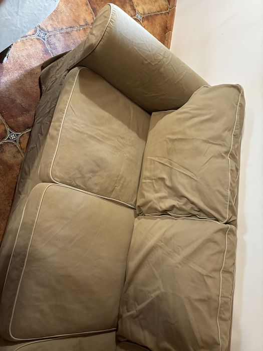 Komplet wypoczynkowy kanapa fotel podnożek  ikea ektorp