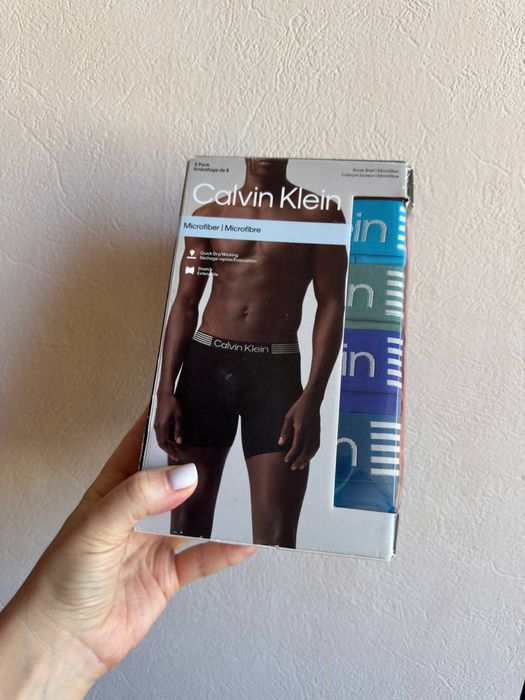 Чоловічі труси боксерки Calvin Klein Microfiber Stretch Plus 4  шт