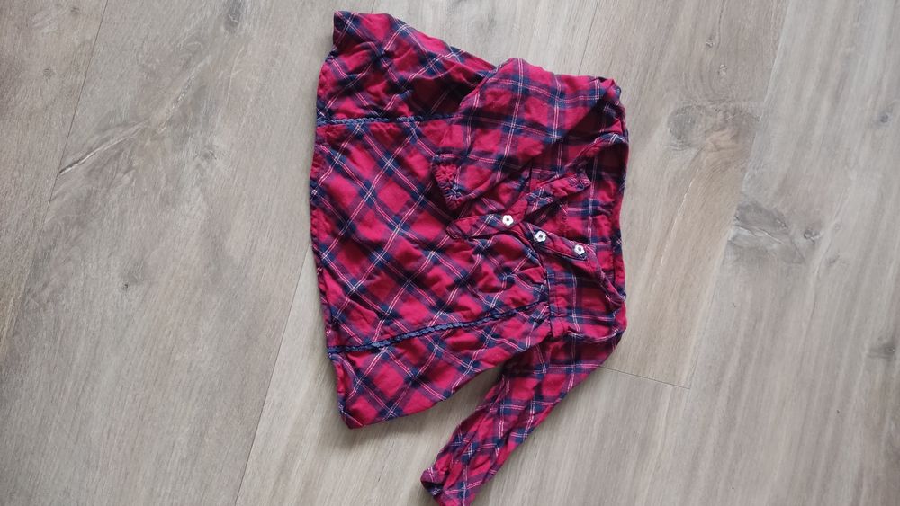 Koszula w kratkę 62-68