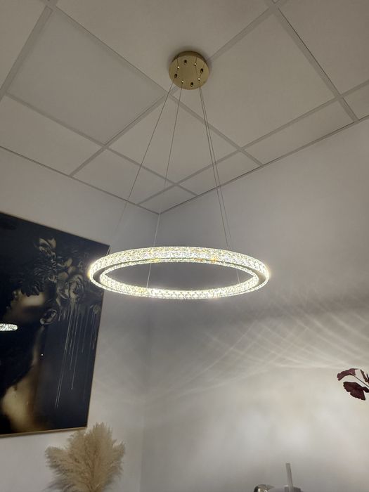 Lampa sufitowa  zlota jak nowa