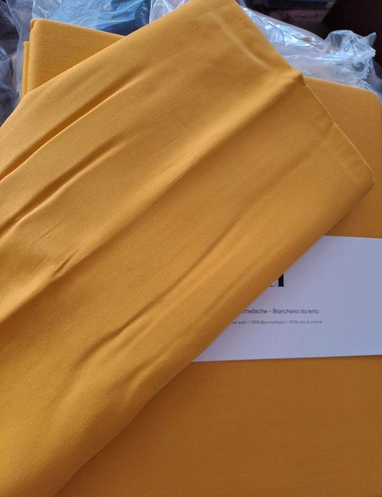 Komplet pościeli młodzieżowej Cacharel musztardowy