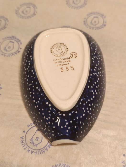 Podstawka ceramiczna pod łyżkę ceramika Bolesławiec