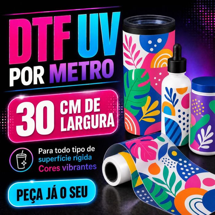 Adesivo DTF UV por metro