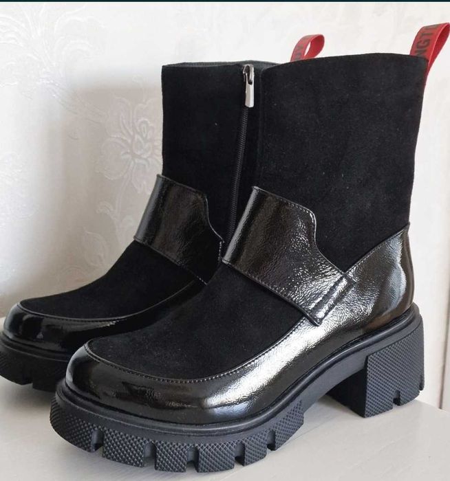 Кожаные ботинки, ботильоны Gina Италия. Новые