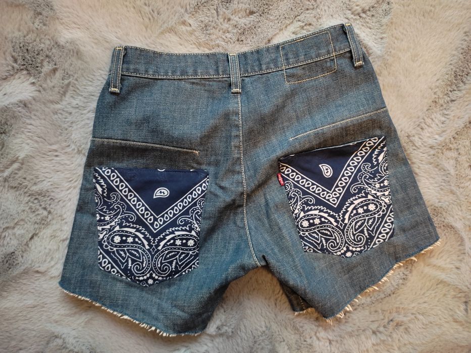 Szorty DIY Levi's XS/S oryginalne ;)