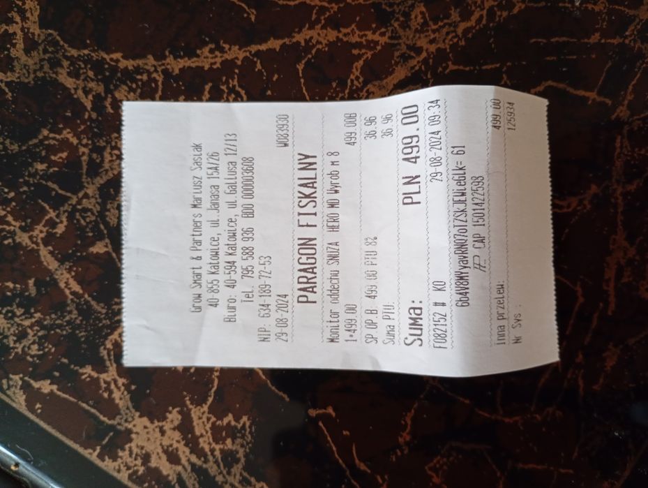 Monitor  oddechu , jak nowy , na gwarancji Snuza Hero.