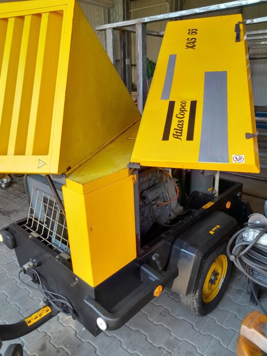Kompresor srubowy Atlas Copco Xas66 jak Nowy