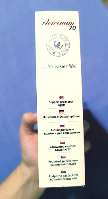 Rajstopy przeciwżylakowe dla kobiet w ciąży Aries avicenum 70 den M