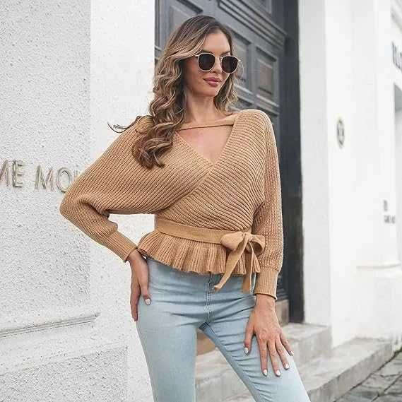 Nowy pulower / sweter / damski / beżowy / r.2XL / !270-2XL!