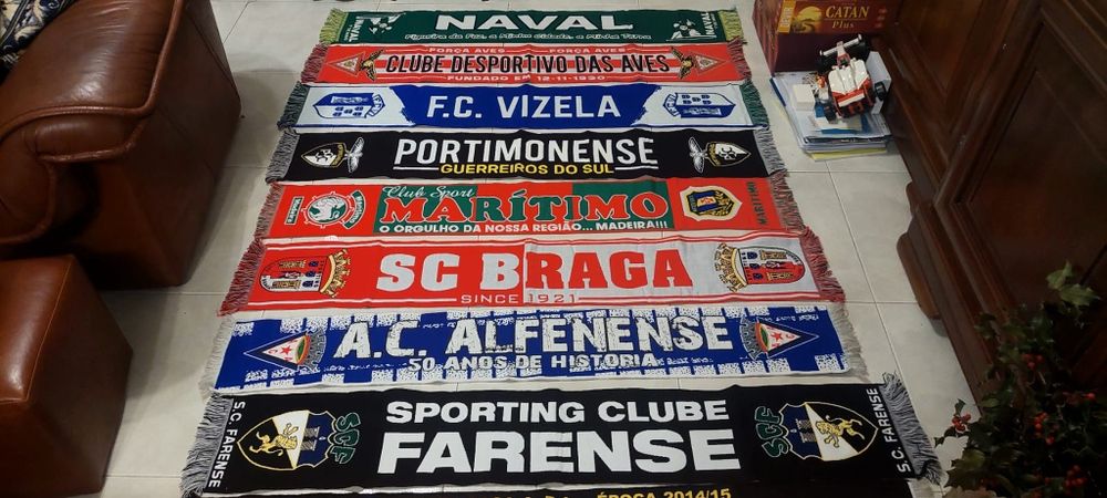 17  Cachecois de Futebol