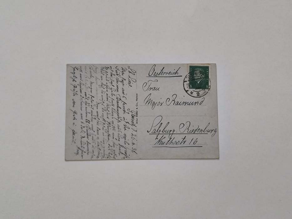 Gliwice Gleiwitz Pocztówka stara przedwojenna 1931 rok Hotel