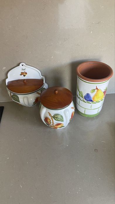 Cozinha utensílios pote barro