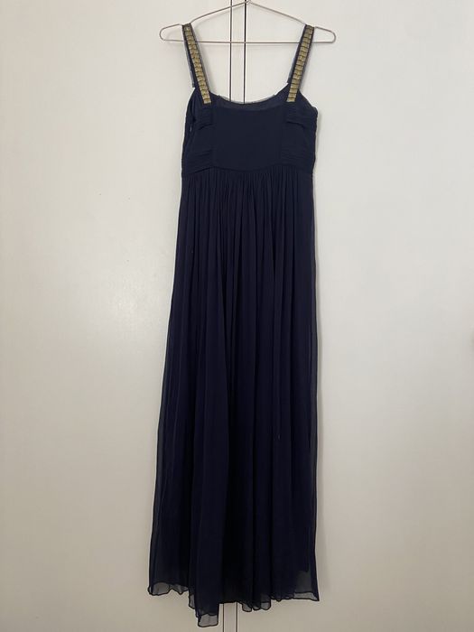 Vestido El Corte Ingles S Azul escuro novo