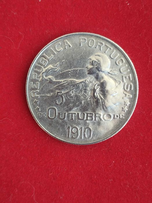 Três Moedas de 1$00 República Portuguesa 1910/15/16