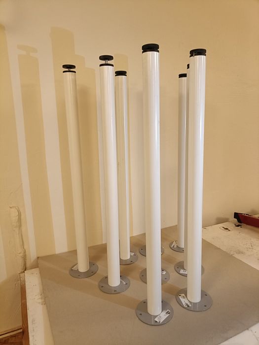 Nogi do Biurko/Stół Adils Ikea Biały