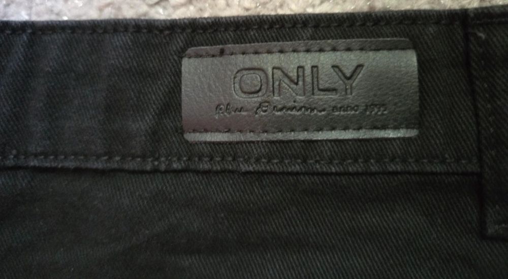 Only Onlvega Szorty Jeansowe Czarne,rozmiar-M