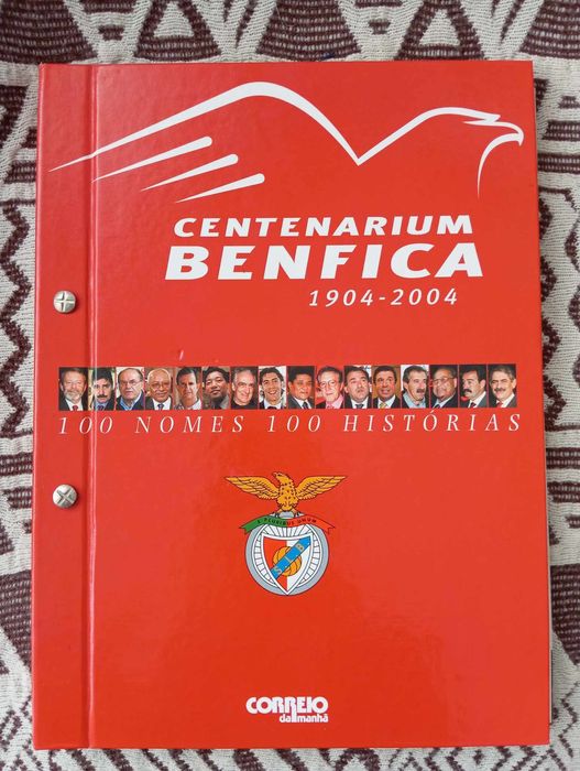 selos CTT Benfica campeão nacional 37 + livro Centenarium Benfica
