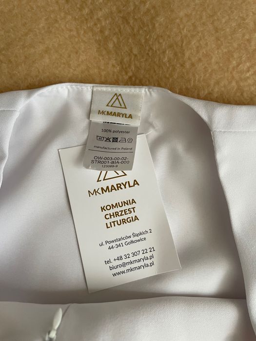 Sukienka komunijna cały komplet