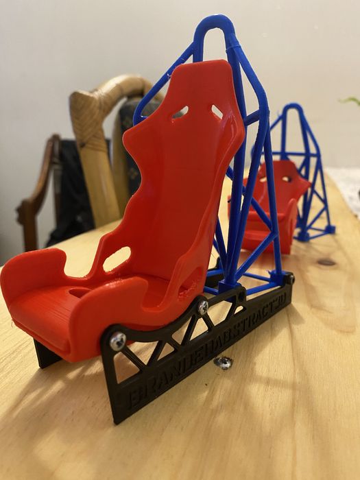 Suporte de telemovel formato banco impressao 3d