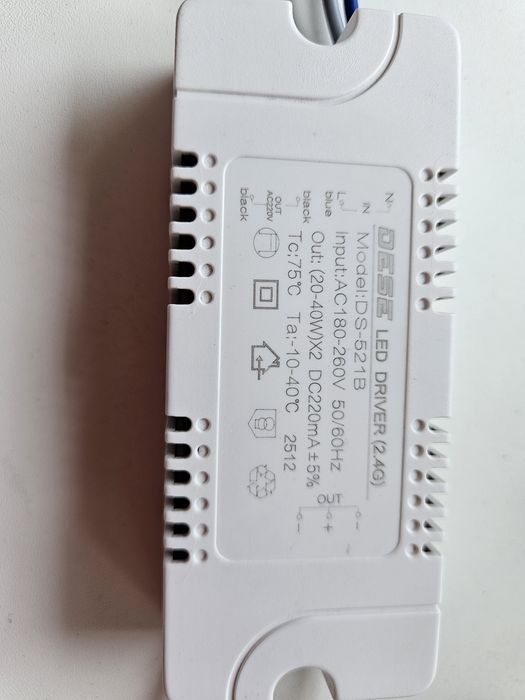 Блок живлення для світлодіодних люстр 120W DESE trans dimmer+LED 40-60