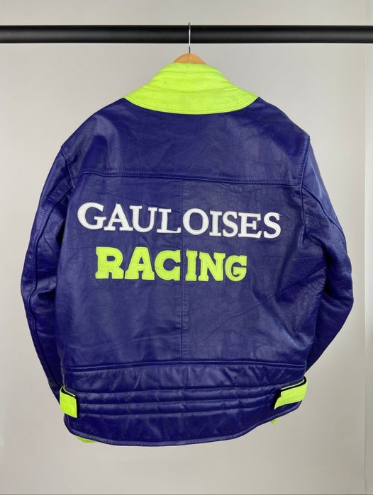 Casaco F1 Gauloises Racing em Pele Influencer Motard YouTuber