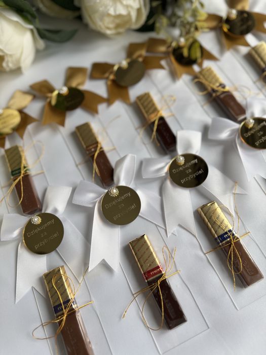 Podziękowanie dla gości merci na pleksi wesele urodziny komunia