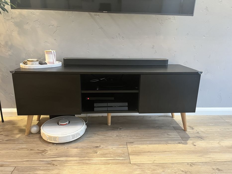 Szafka rtv, pod telewizor czarna