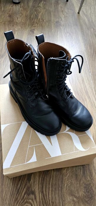 Шкіряні чоботи Zara 36 розмір, 23.3 см