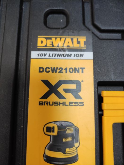 Na Lewara Szlifierka mimośrodowa DeWalt DCW210NT 18V