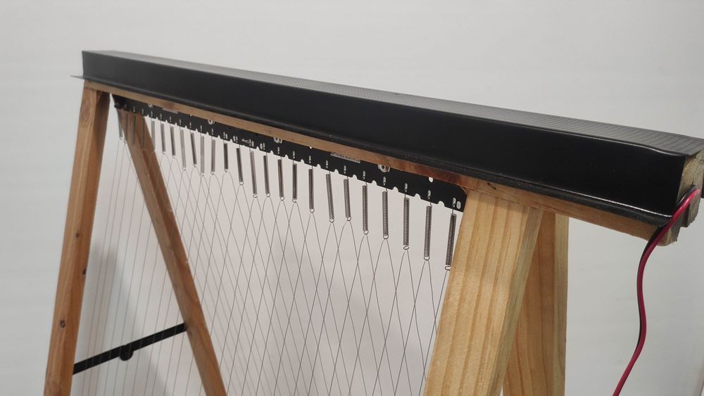 Harpas várias - arpa eléctrica anti velutina vespa asiática