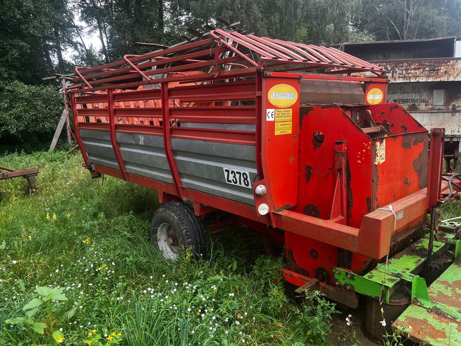 Ścinacz zielonki stalmech z378 przyczepa