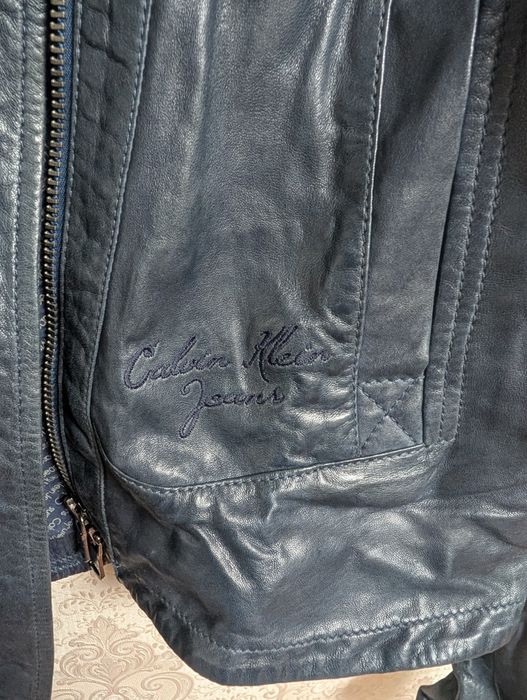 Жіноча шкіряна куртка Calvin Klein