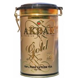 Чай Акбар Gold 450 г.жорстяна банка