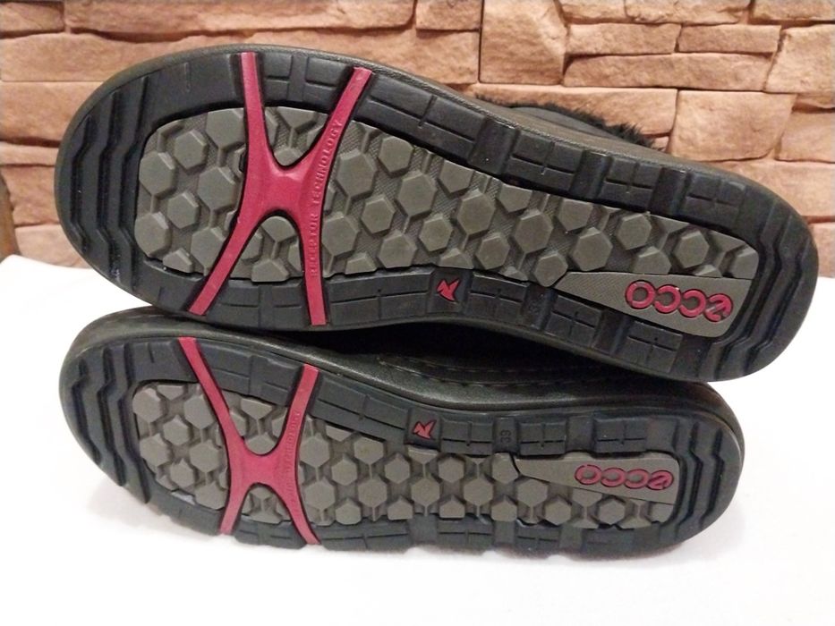 Ботинки ECCO кожа, мех