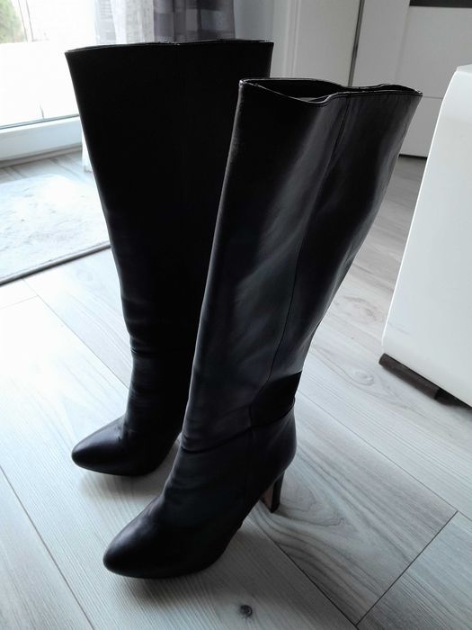 Kozaki skórzane bardzo eleganckie