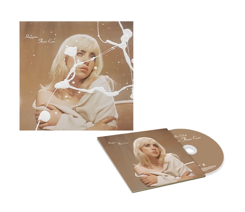 Лимит. альбом Happier Than Ever Billie Eilish: арт + CD диск