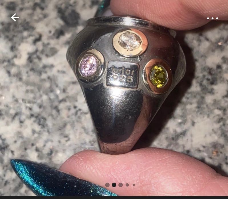 Anel de Prata e Ouro