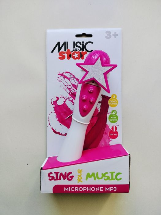 Music Star - Microfone Karaoke NOVO