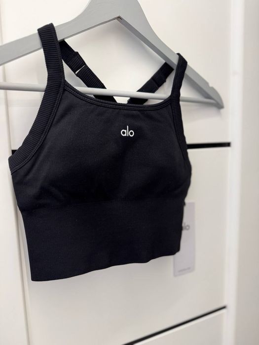 Топ жіночий alo yoga new black s/xs
