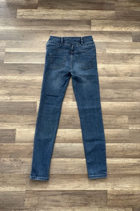 Spodnie jeansowe rurki wysoki stan  River Island 38/M