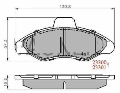 Pastilhas De Travões Ford Escort Berl.turnier