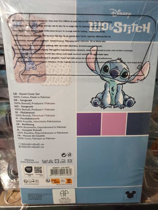 Pościel lilo i stitch 100/135 do łóżeczka dziecięca