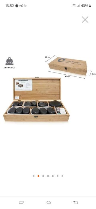 Pedras Quentes de massagem