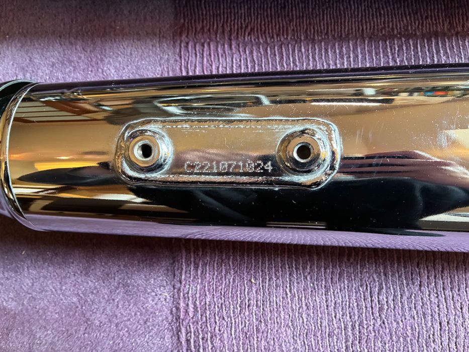 Oryginalne tłumiki Royal Enfield Continental GT 650 komplet OEM