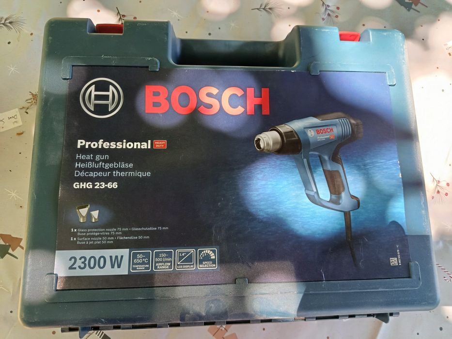 Opalarka  2300W GHG 23-66 BOSCH  2 dysze  walizka