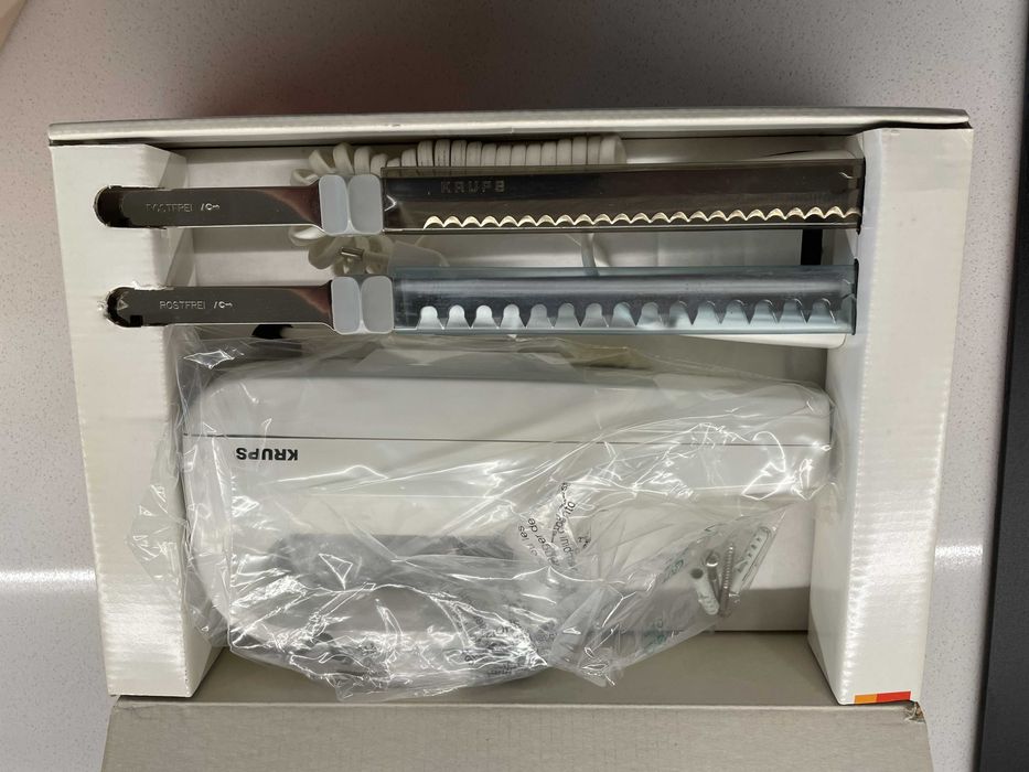 Faca Elétrica Krups Special Duo NOVA – 2 Lâminas (Carne/Pão)