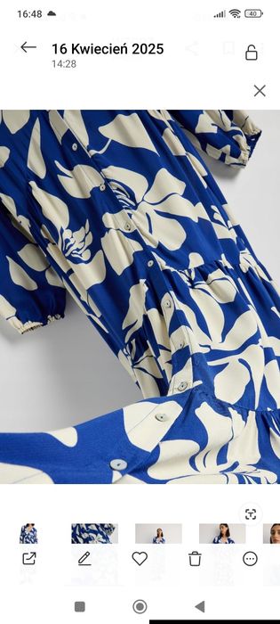 Midi sukienka Reserved XL