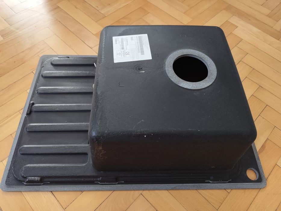 Zlewozmywak granitowy Romesco 1-komorowy z ociekaczem