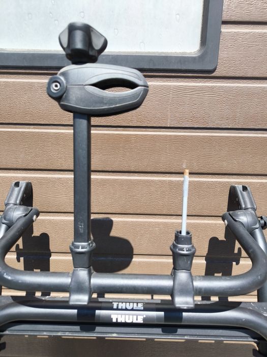 Bagażnik rowerowy Thule do kampera campervana przyczepy kempingowej