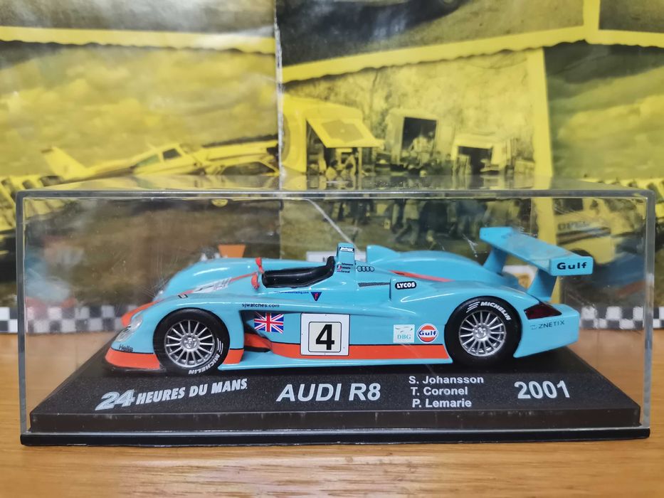 Audi R8 - 24 heurs du Man's - Escala 1:43